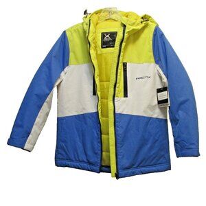 Arctix Kids' Run Around Jacket Yellow Blue And White Medium  Boys 8-10 yrs NWT